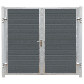 Plus Artura Dobbeltlge VI 197×175 cm + 16 cm galvaniserede stlstolper