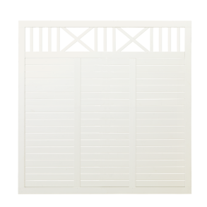 Plus Nostalgi Hegn 180x180 cm Fungicid beh. grundmalet hvid to gange