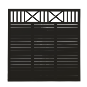 Plus Nostalgi Hegn 180x180 cm Fungicid beh. grundmalet sort