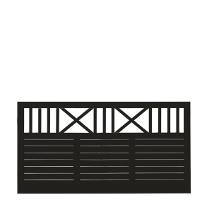 Plus Nostalgi Hegn 180x 95 cm Fungicid beh. grundmalet sort