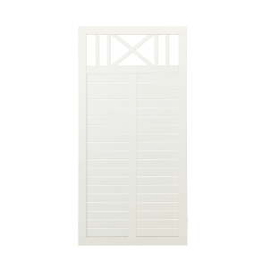 Plus Nostalgi Hegn 90x180 cm Fungicid beh. grundmalet hvid to gange