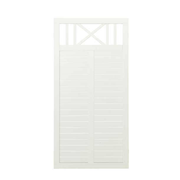 Plus Nostalgi Hegn 90x180 cm Fungicid beh. grundmalet hvid to gange