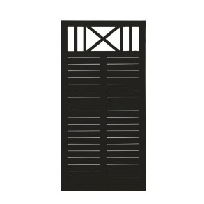 Plus Nostalgi Hegn 90x180 cm Fungicid beh. grundmalet sort