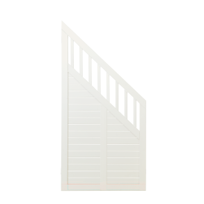 Plus Nostalgi Skr-element 90x180/95 cm Fungicid beh. grundmalet hvid to gange