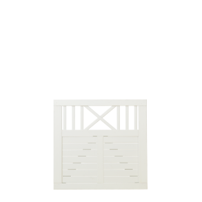 Plus Nostalgi Enkeltlge 100x 95 cm Fungicid beh. grundmalet hvid to gange