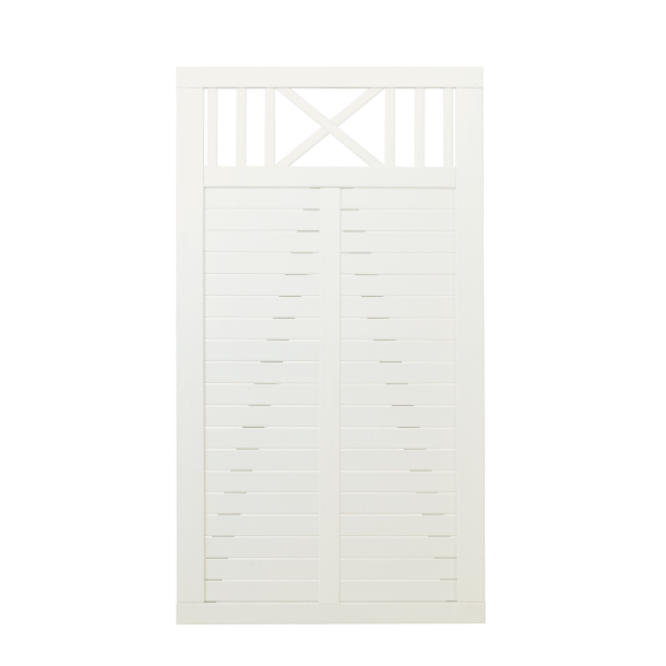 Plus Nostalgi Enkeltlge 100x180cm Fungicid beh. grundmalet hvid to gange