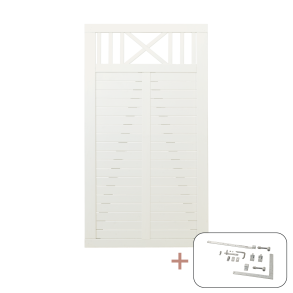 Nostalgi Enkeltlge inkl. beslag - 100×180 cm