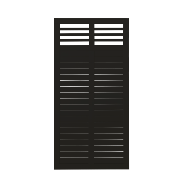 Plus Decora Hegn 90x180 cm Fungicid beh. grundmalet sort