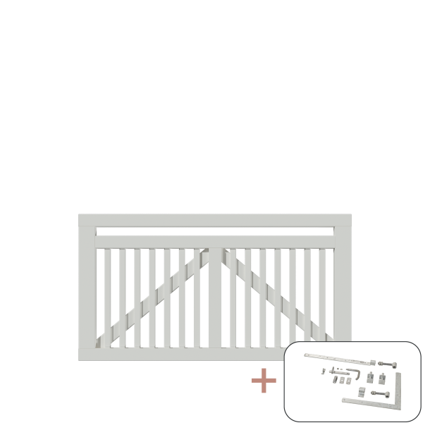 Linea Bred Lge inkl. beslag - 150&times;80 cm