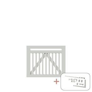 Linea Enkeltlge inkl. beslag - 100×80 cm