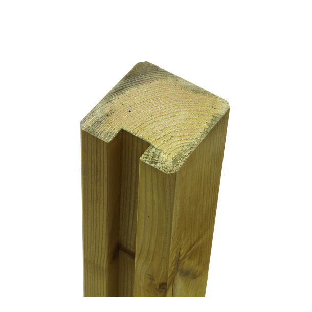 Plus Krydsskret profilstolpe m/1 spor 9&times;9&times;188 cm