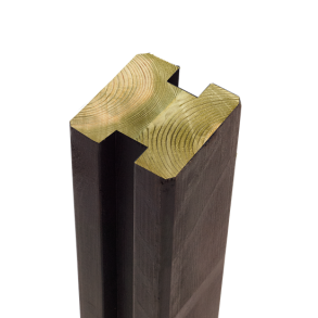 Plus Omlimet profilstolpe m/2 spor 9×9×188 cm