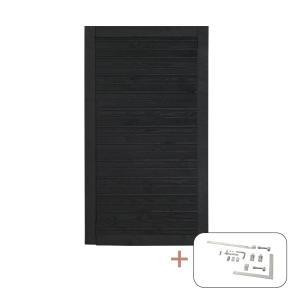 PLUS Plank Enkeltlge inkl. beslag - 100×163 cm