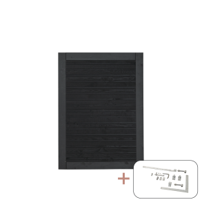 PLUS Plank Enkeltlge inkl. beslag - 100×125 cm