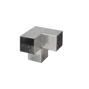 Cubic Hjrnebeslag dobbelt - til 7×7 cm stolper