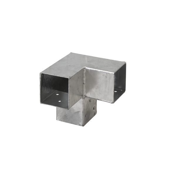Cubic Hjrnebeslag dobbelt - til 7&times;7 cm stolper