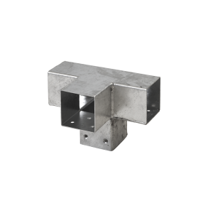 Cubic Forlngerbeslag dobbelt - til 7×7 cm stolper