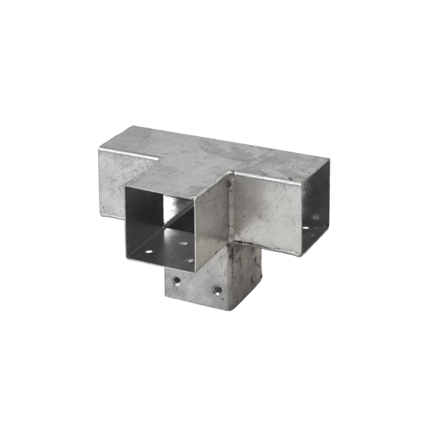 Cubic Forlngerbeslag dobbelt - til 7&times;7 cm stolper