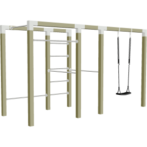 Outdoor fitness - Model 3 - Trykimprgneret 