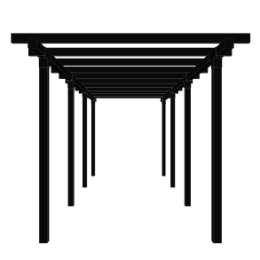 Pergola Dobbelt - 3 moduler