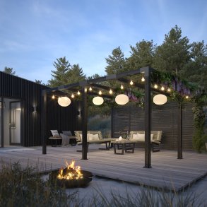 Cubic Pergola - 3 moduler m/Tokyo Hegn, klar til levering igen D 01-09-2025