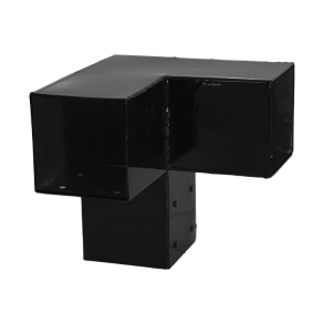 Plus Cubic hjrnebeslag dobbelt, til 9x9 cm stolper