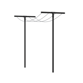 Plus Trrestativ i stl - pulverlakeret sort