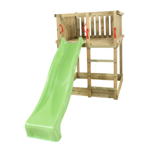 PLUS Play Legetrn inkl. grn rutsjebane