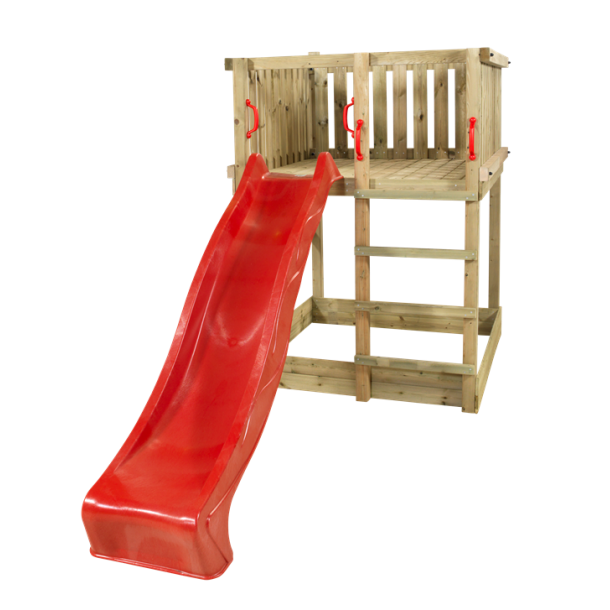 PLUS Play Legetrn inkl. rd rutsjebane