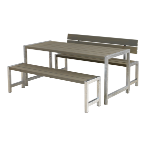 Plankest m/1 rygln - 186 cm - Grbrun