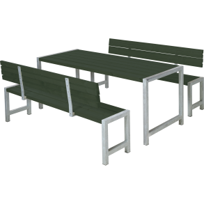 Plankest m/2 rygln - 186 cm - Grn