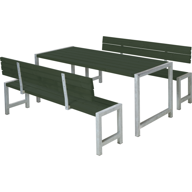 Plankest m/2 rygln - 186 cm - Grn