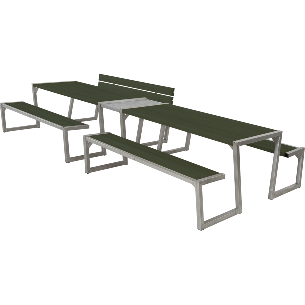 Zigma Bord/Bnkest m/1 rygln - 392 cm - Grn