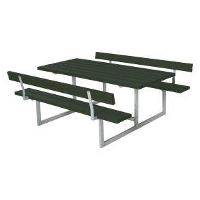 Basic Bord/Bnkest m/2 rygln - 177 cm - Grn