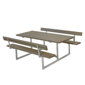 Plus Basic Bord/Bnkest m/2 rygln - 177 cm - Grbrun