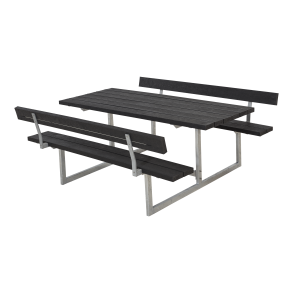 Basic Bord/Bnkest m/2 rygln - 177 cm - ReTex - Sort