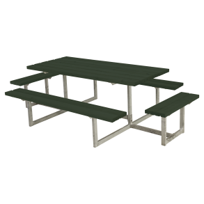 Basic Bord/Bnkest m/2 pbygninger - 260 cm - Grn