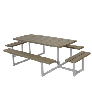 Plus Basic Bord/Bnkest m/2 pbygninger - 260 cm - Grbrun