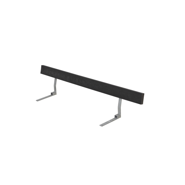 Rygln til Bord/Bnkest - 177 cm - ReTex - Sort