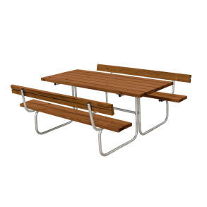 Plus Classic Bord/Bnkest m/2 rygln - 177 cm - Teak