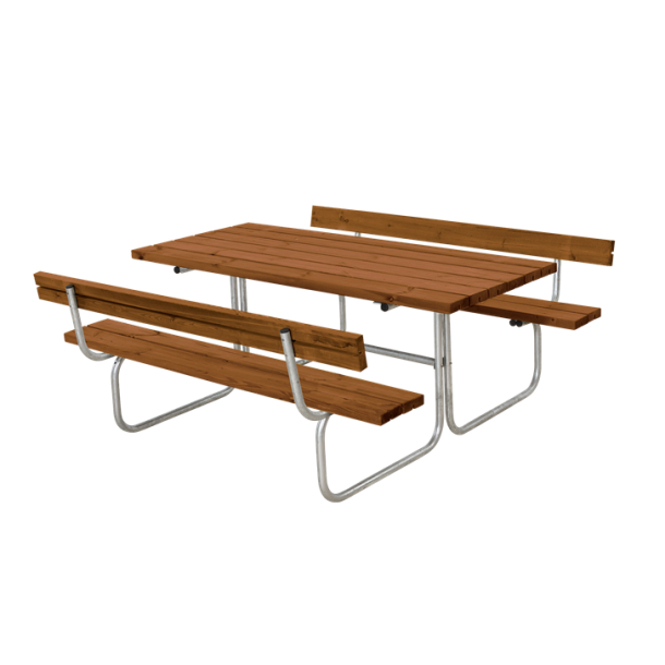 Plus Classic Bord/Bnkest m/2 rygln - 177 cm - Teak