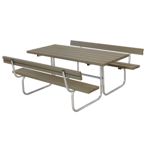 Plus Classic Bord/Bnkest m/2 rygln - 177 cm - Grbrun