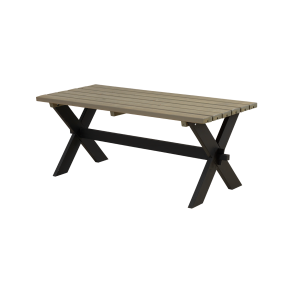 Nostalgi Plankebord - 177 cm - Sort/Grbrun