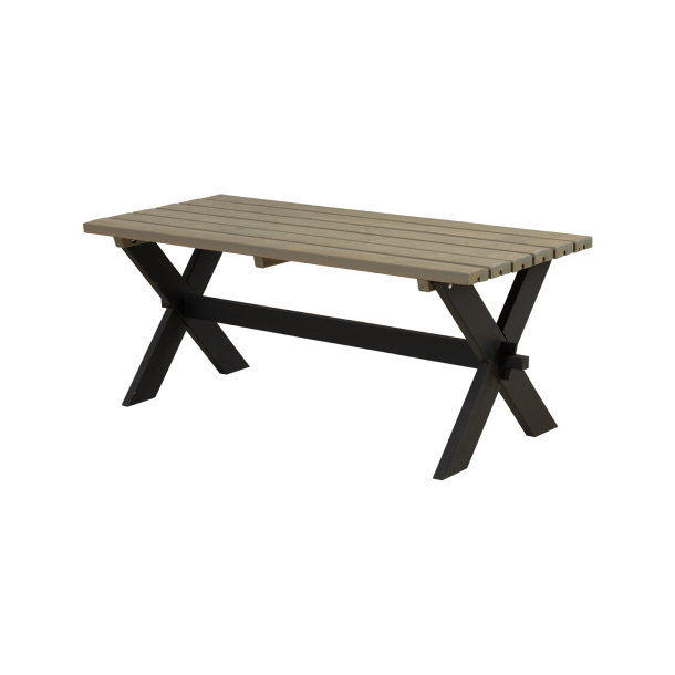 Nostalgi Plankebord - 177 cm - Sort/Grbrun