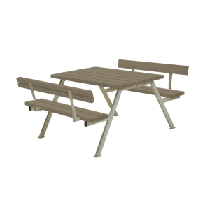 Plus Alpha Bord/Bnkest m/2 rygln - 118 cm - Grbrun