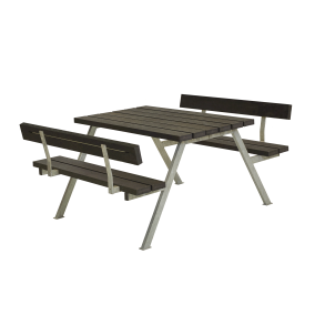 Alpha Bord/Bnkest m/2 rygln - 118 cm - ReTex - Sort