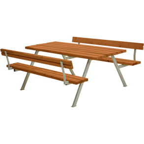 Plus Alpha Bord/Bnkest m/2 rygln - 177 cm - Teak