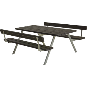 Alpha Bord/Bnkest m/2 rygln - 177 cm - ReTex - Sort