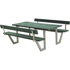 Wega Bord/Bnkest m/2 rygln - 177 cm - ReTex - Grn