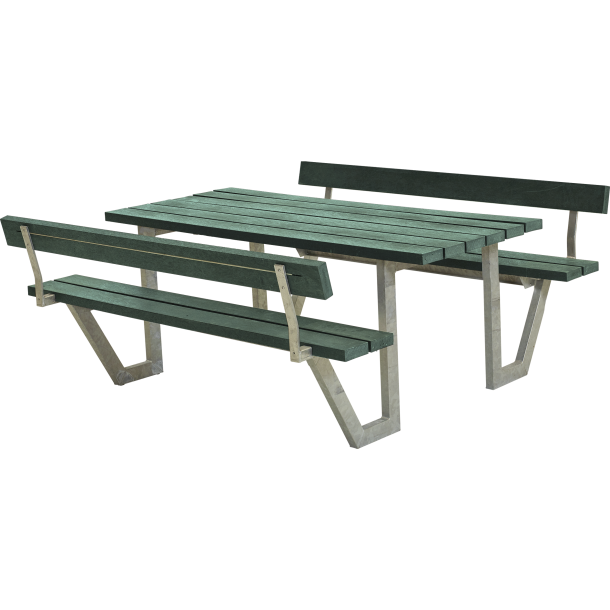 Wega Bord/Bnkest m/2 rygln - 177 cm - ReTex - Grn